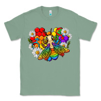 Sage pride bee with daisy lgbtq Classic Tee - texasbilliewilder