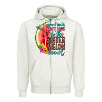 Oatmeal Heather if you drink don t drive do the watermelon crawl Zipper Hoodie - Zillion Design Studio