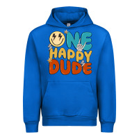 Cobalt one happy dude Urban Hoodie - MaliasSmallBusiness