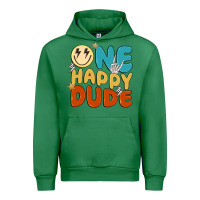 Emerald one happy dude Urban Hoodie - MaliasSmallBusiness