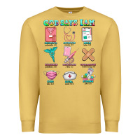 Antique Gold nurse god says i am  nurse elements Premium Sweatshirt - AdoDesignShop