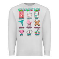Dove Grey nurse god says i am  nurse elements Premium Sweatshirt - AdoDesignShop