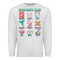 Oatmeal Heather nurse god says i am  nurse elements Premium Sweatshirt - AdoDesignShop