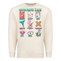 Sandshell nurse god says i am  nurse elements Premium Sweatshirt - AdoDesignShop
