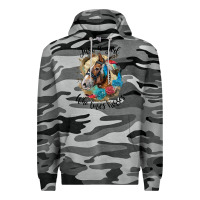 Slate Camo just a girl who loves horses haflinger Premium Hoodie - LillyAllenDesigns