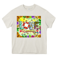 Cream Love Summer Heavy Core Tee - CowhideDigitalArt