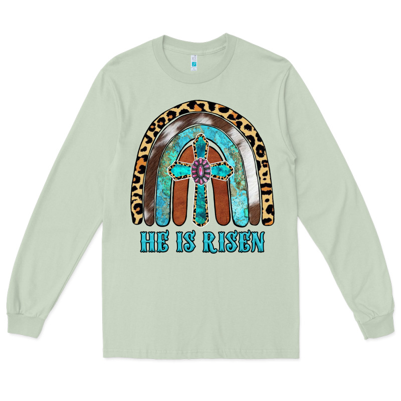 He Is Risen Long Sleeve Tee by RanaPortraitStore | Teevron