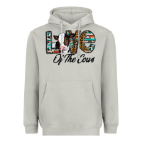 Moon Dust love of the cows Heavyweight Hoodie - CowhideDigitalArt