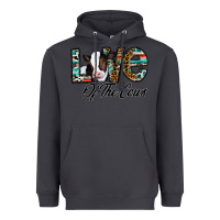 Smoke love of the cows Heavyweight Hoodie - CowhideDigitalArt