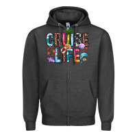 Charcoal Heather cruise life Zipper Hoodie - Zillion Design Studio