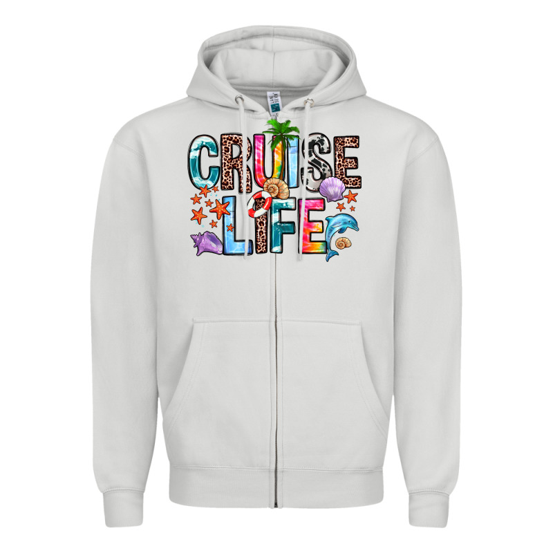 Cruise Life Zipper Hoodie by Zillion Design Studio | Teevron