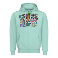 Seafoam cruise life Zipper Hoodie - Zillion Design Studio