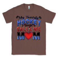 Chestnut my favorite hockey player calls me mom Classic Tee - Zillion Design Studio