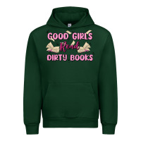 Forest Green good girls read dirty books Urban Hoodie - MaliasSmallBusiness