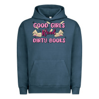 Pigment Midnight Navy good girls read dirty books Urban Hoodie - MaliasSmallBusiness