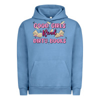 Pigment Pebble Blue good girls read dirty books Urban Hoodie - MaliasSmallBusiness
