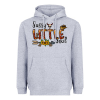 Heather Grey sassy little soul Heavyweight Hoodie - CowhideDigitalArt