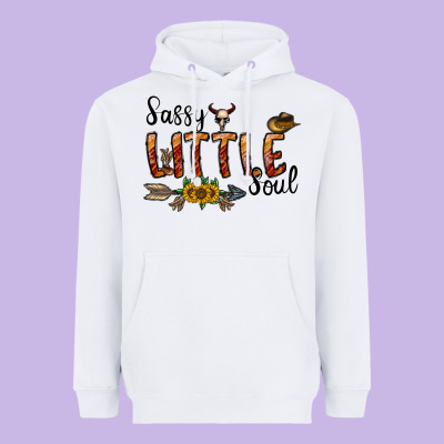 Sassy Little Soul Heavyweight Hoodie Designed By Cowhidedigitalart