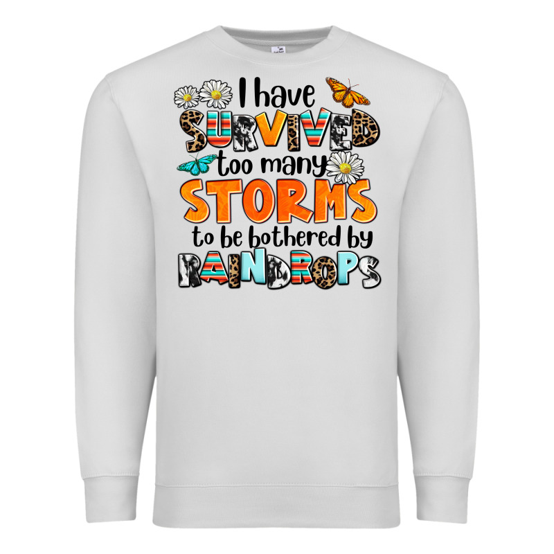 I Have Survived To May Storms To Be Bothered By Ra Premium Sweatshirt by AdoDesignShop | Teevron