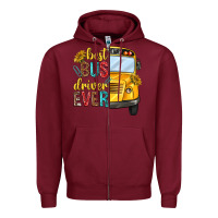 Best Bus Driver Ever Zipper Hoodie | Teevron