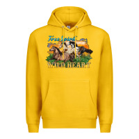 Lemon free spirit wild heart 3 horses Premium Hoodie - LillyAllenDesigns