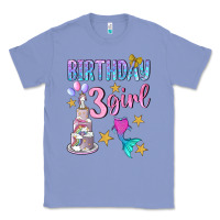 Colony Blue birthday girl 3 Classic Tee - BundleAndBundleShop