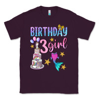 Plum birthday girl 3 Classic Tee - BundleAndBundleShop