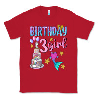 Red birthday girl 3 Classic Tee - BundleAndBundleShop