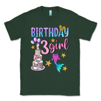 Sports Green birthday girl 3 Classic Tee - BundleAndBundleShop