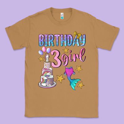Birthday Girl 3 Classic Tee Designed By Bundleandbundleshop