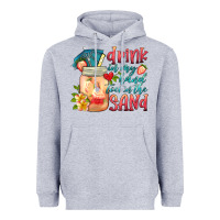 Drink In My Hand Toes In The Sand Heavyweight Hoodie | Teevron