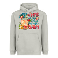 Moon Dust drink in my hand toes in the sand Heavyweight Hoodie - HRA Design Shop