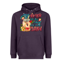 Plum drink in my hand toes in the sand Heavyweight Hoodie - HRA Design Shop