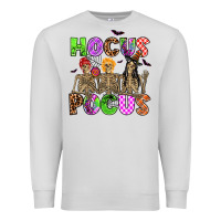Dove Grey hocus pocus skeleton Premium Sweatshirt - AdoDesignShop