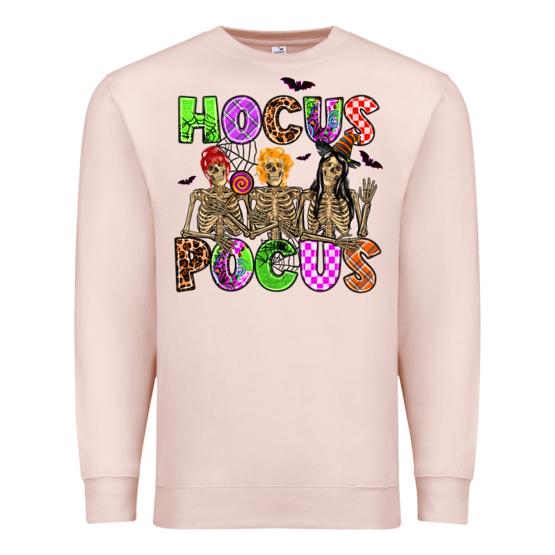 Hocus Pocus Skeleton Premium Sweatshirt by AdoDesignShop | Teevron