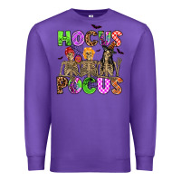 Purple hocus pocus skeleton Premium Sweatshirt - AdoDesignShop