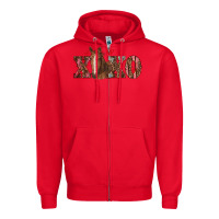 Red xoxo horse Zipper Hoodie - RanaPortraitStore