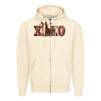 Sandshell xoxo horse Zipper Hoodie - RanaPortraitStore