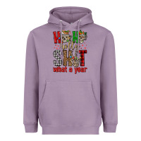 Lavender ho ho holly shit what a year Heavyweight Hoodie - FaDigitalArtStudio