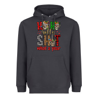 Smoke ho ho holly shit what a year Heavyweight Hoodie - FaDigitalArtStudio