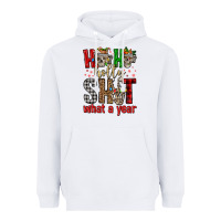 White ho ho holly shit what a year Heavyweight Hoodie - FaDigitalArtStudio