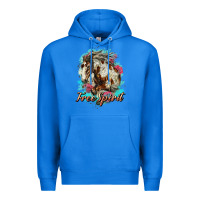 True Royal free spirit mustang horse Premium Hoodie - LillyAllenDesigns