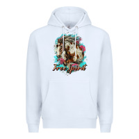 White free spirit mustang horse Premium Hoodie - LillyAllenDesigns