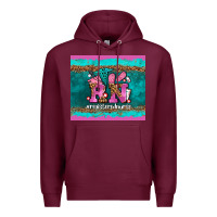 Burgundy rn registered  nurse Premium Hoodie - AdoDesignShop