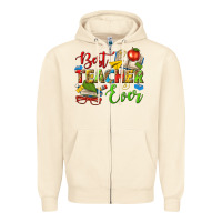 Sandshell best teacher ever Zipper Hoodie - texasbilliewilder