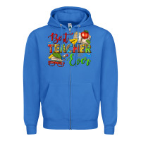 True Royal best teacher ever Zipper Hoodie - texasbilliewilder