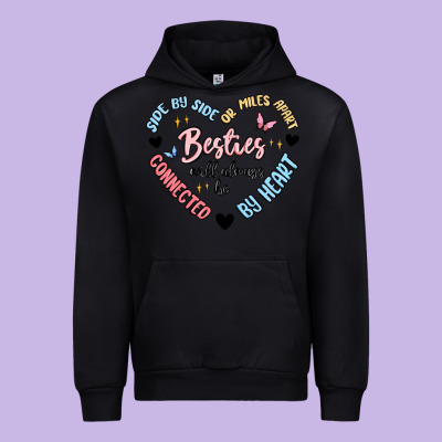 Besties Will Always Be Urban Hoodie Designed By Maliassmallbusiness