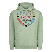 Pigment Oil Green besties will always be Urban Hoodie - MaliasSmallBusiness