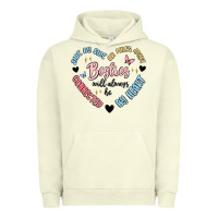 Pigment Pistachio besties will always be Urban Hoodie - MaliasSmallBusiness