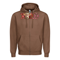 Chestnut xoxo charolais cow Zipper Hoodie - RanaPortraitStore